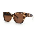 thumbnail image 5 of Womens Classy Thick Temple Plastic Horned Cat Eye Fashion Sunglasses Tortoise - Brown, 5 of 7