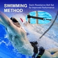 thumbnail image 3 of Cinturón de entrenamiento para natación Alckijy ajustable de 2,5 a 7,5 m, 3 of 9
