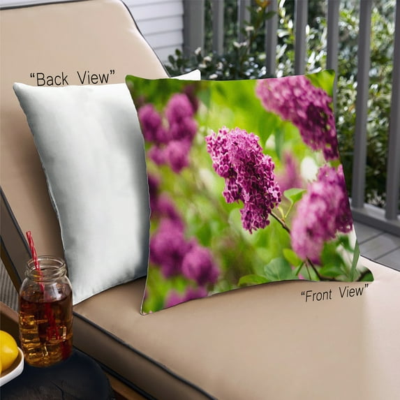 Ahgly Company Plants Leaves Outdoor Throw Pillow, 18 inch by 18 inch