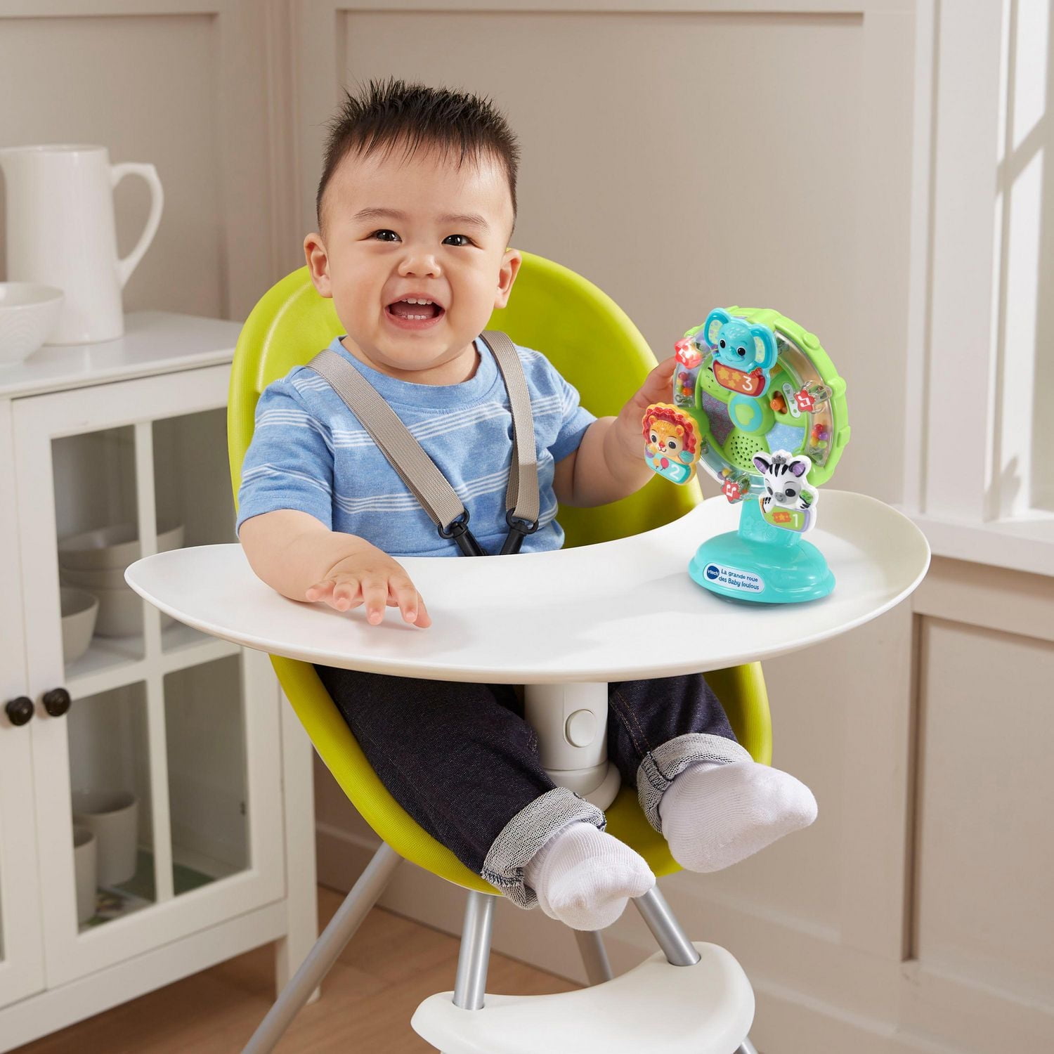 VTech Turn & Learn Ferris Wheel™ Interactive Baby Toy With Suction Cup - French Version, 6-36 Months