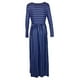 thumbnail image 5 of Vestido Largo para Mujer Fiesta Playa Ropa Cómoda Poliéster Spandex Suave Sensación Especial XL Soledad  vestido maxi a rayas, 5 of 10
