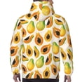 thumbnail image 5 of Hoodies for Men - Tropical Papaya Long Sleeve Comfrt Men'S Fashion Hoodies & Sweatshirts, Sweatshirts for Men Hoodies Pullover Clothing Clothes with Pouch, 5 of 7
