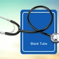 thumbnail image 3 of McKesson Stethoscope, Lightweight, Single Head, Diaphragm Only, Adjustable Binaurals, Black, 21 in, 1 Ct, 3 of 10