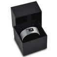 thumbnail image 3 of Tungsten Oklahoma Sooner State Bird Flying Band Ring 8mm Men Women Comfort Fit Gray Flat Cut Brushed Polished, 3 of 4