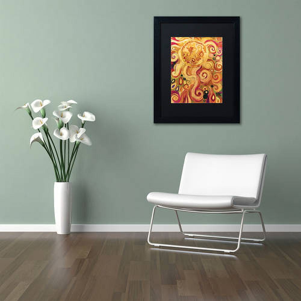 Trademark Fine Art "150" Canvas Art by Natasha Wescoat, Black Matte, Black Frame