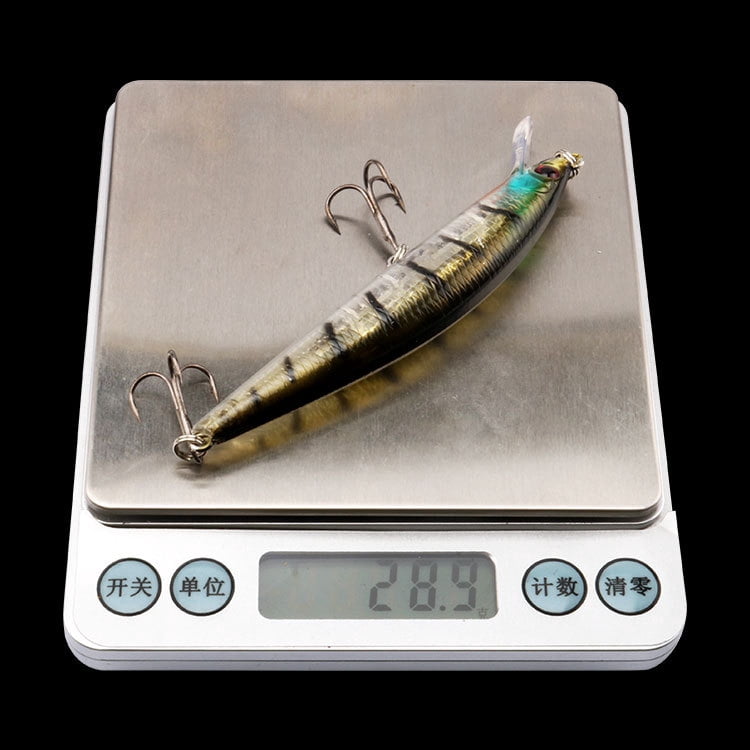 2PC Fishing Lures Jigs with Hook Minnow 28.9g Sea Fake Bait Plastic Sinking with Steel Beads Lure