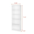 Mainstays 5Shelf Bookcase with Adjustable Shelves, White