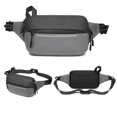 thumbnail image 5 of Bolso de hombro simple y de moda, bolso de cintura expandible deportivo multifuncional, gris, 5 of 5