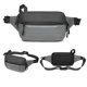thumbnail image 5 of Bolso de hombro simple y de moda, bolso de cintura expandible deportivo multifuncional, gris, 5 of 5