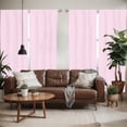 thumbnail image 2 of Ambesonne Polka Dots Window Curtains, Vintage Nursey, Each 28" W x 63" L, White and Pink, 2 of 5