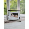 thumbnail image 2 of 4X6 Clear Modern Glass Style Photo Frame Tarnish Resistant And Lacquer Coated, 2 of 3