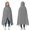 Black White Square, variant on Wearable Blanket,Black White Square Checkered Pattern Hooded Wearable Flannel Blanket for Adults & Teens,Winter Poncho Shawl Wrap Cape Cozy Anti-Pill,60"x80"