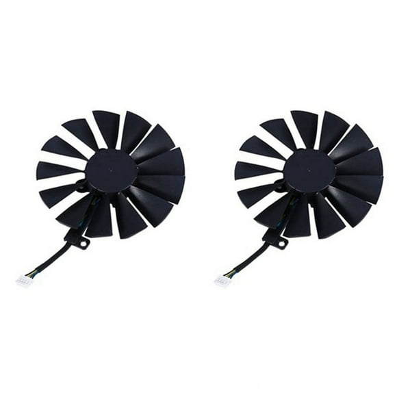 2X DC12V 95MM T129215SM Graphics Card Cooling Fan Is Suitable for STRIX RX470 RX570 RX580 GTX 1050Ti 4Pin 13 Blade