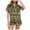Light Green, variant on TJAZFJPA 2 Piece Pajama Set for Women Women's Print Two Piece Outfits for Women Short Sleeve Turndown Collar Shorts Set Fleece Pajamas Women Plus Size Christmas Family Pajamas
