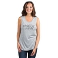 thumbnail image 2 of Peachy Keen Women's Fashion Sleeveless Muscle Tank Top Tee Sport Grey Medium, 2 of 4