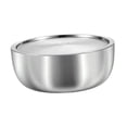 thumbnail image 4 of Tazón para mezclar,Cuenco grande de acero inoxidable para mezclar en la cocina,Cuenco para con tapa Lavabo redondo,Plato Catering Comida Cacerola para Verduras Agua,Bandeja para servir, 4 of 9