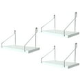 thumbnail image 6 of Masteelf  3 Pcs Wall Shelf Floating Shelves Rack Mounted Organizers White, 6 of 8