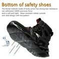 thumbnail image 3 of Bottes de Travail Indestructibles à Embout d'Acier pour Hommes Bottes d'Extérieur Chaussures de Sécurité de Type Militaire, 3 of 5