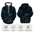 thumbnail image 4 of QTAGTESS Novelty Men's Chinese Dragon Graphic Hoodie Anime Mythical Beast Sweatshirts Gothic Fantasy Creature Pullover, 4 of 8