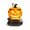 #7-Halloween Pumpkin Lamp, variant on Halloween Pumpkin Ghost Night Light, Orange Resin Table Lamp with Warm LED Glow, Spooky Decor for Bedroom Desk Bar Mantel Party Home