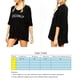 thumbnail image 5 of Camiseta holgada con estampado de letras y bikini para cubrir la playa para mujer kenally FS7877-02, 5 of 5