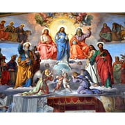 Autom co Catholic print picture - THE HOLY TRINITY SH - 8 inch x 10 inch ready to be framed