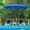 Blue, variant on Wulful 6.5 ft Rectangular Outdoor Market Patio Umbrella, Navy Blue