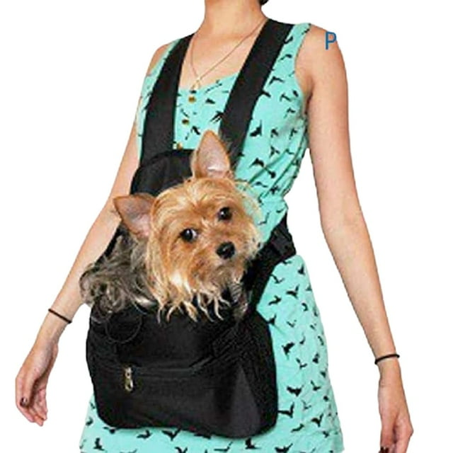 Cangurera P/ Perro Kangaroo Color Negro Unisex Pet Pals