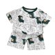 thumbnail image 1 of Odeerbi 3M-6Y Niños Trajes de Verano Estampado de Dinosaurios Camiseta de Algodón de Manga Corta Pantalones Cortos Conjunto de Dos Piezas Cintura Elástica, 1 of 5