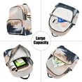 thumbnail image 5 of FORMRS Mini Backpack Purse for Women Quilted Travel Daypack Casual Shoulder Bag, Abstract Landscape, 5 of 7