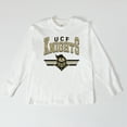 thumbnail image 3 of Women's Gameday Couture White UCF Knights Oversized Swift Strike Long Sleeve T-Shirt, 3 of 4