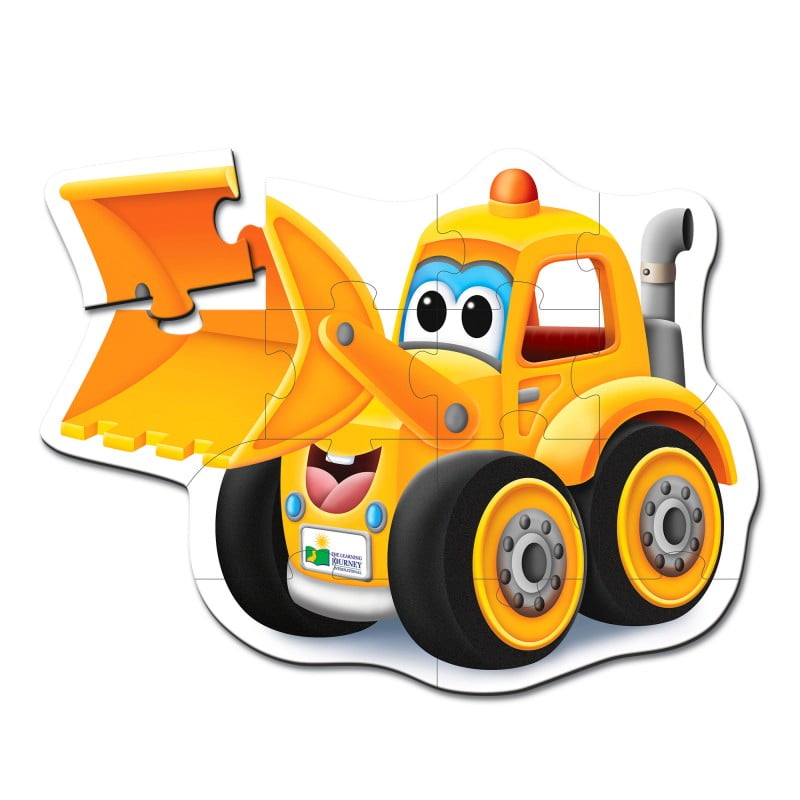 The Learning Journey My First Big Vehicle Floor Puzzle Digger Toddler Puzzles & Gifts for