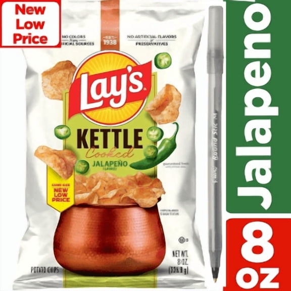 Lay's® Kettle Cooked Jalapeno Kettle Potato Chips