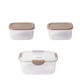 thumbnail image 2 of Juego de 3 mini recipientes para almacenar alimentos de grado alimenticio | Reutilizables, herméticos, para salsa, sopa y verduras | Plástico duradero sin BPA | Apto para congelador (-20-120 °C) |, 2 of 9