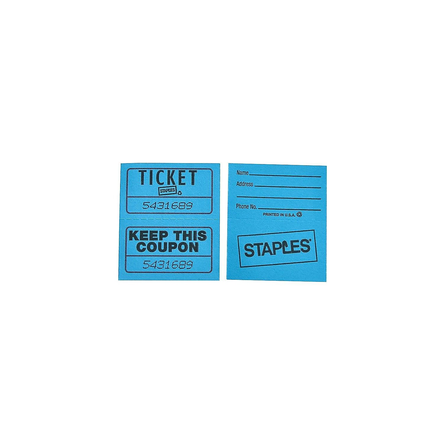 MyOfficeInnovations Double Ticket Roll 2000/Roll 2 Rolls/Pack (19164) 321259
