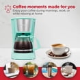 thumbnail image 4 of Cafetera Holstein Housewares HH-0914701I, 5 tazas, color menta, 4 of 5