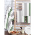 thumbnail image 2 of Sage Green Grey Striped Kitchen Dish Towels for Drying Dishes Set of 4, Minimalist Farmhouse Stripe Waffle Weave Microfiber Hand Tea Bathroom Towels Quick Dry & Absorbent Towel 15.7x23.6, 2 of 7