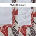 thumbnail image 6 of Sonive Red Floral Water Resistant Shower Curtain, Universal Fit Farmhouse Bathroom Decor, 72" x 72", 6 of 7