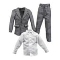 thumbnail image 4 of Ajuste de ropa de muñeca de figura masculina a 1/6 a escala, figuras de acción de vestir de muñecas para figuras de acción de 12 pulgadas accesorios Camisa de pantalones, 4 of 8