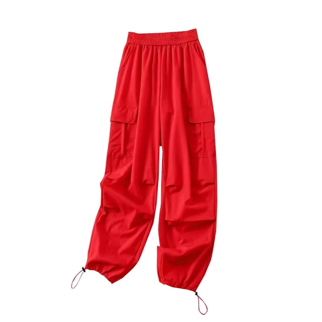 Birdeem Pants for Women Womens Casual Daily Solid Color High Waisted Work Pants