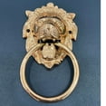 thumbnail image 6 of CollectiblesBuy Door Knocker for Front gate Bronze Lion Face Big Handmade Brass Vintage King Royal Palace gate Puller Handles, 6 of 6