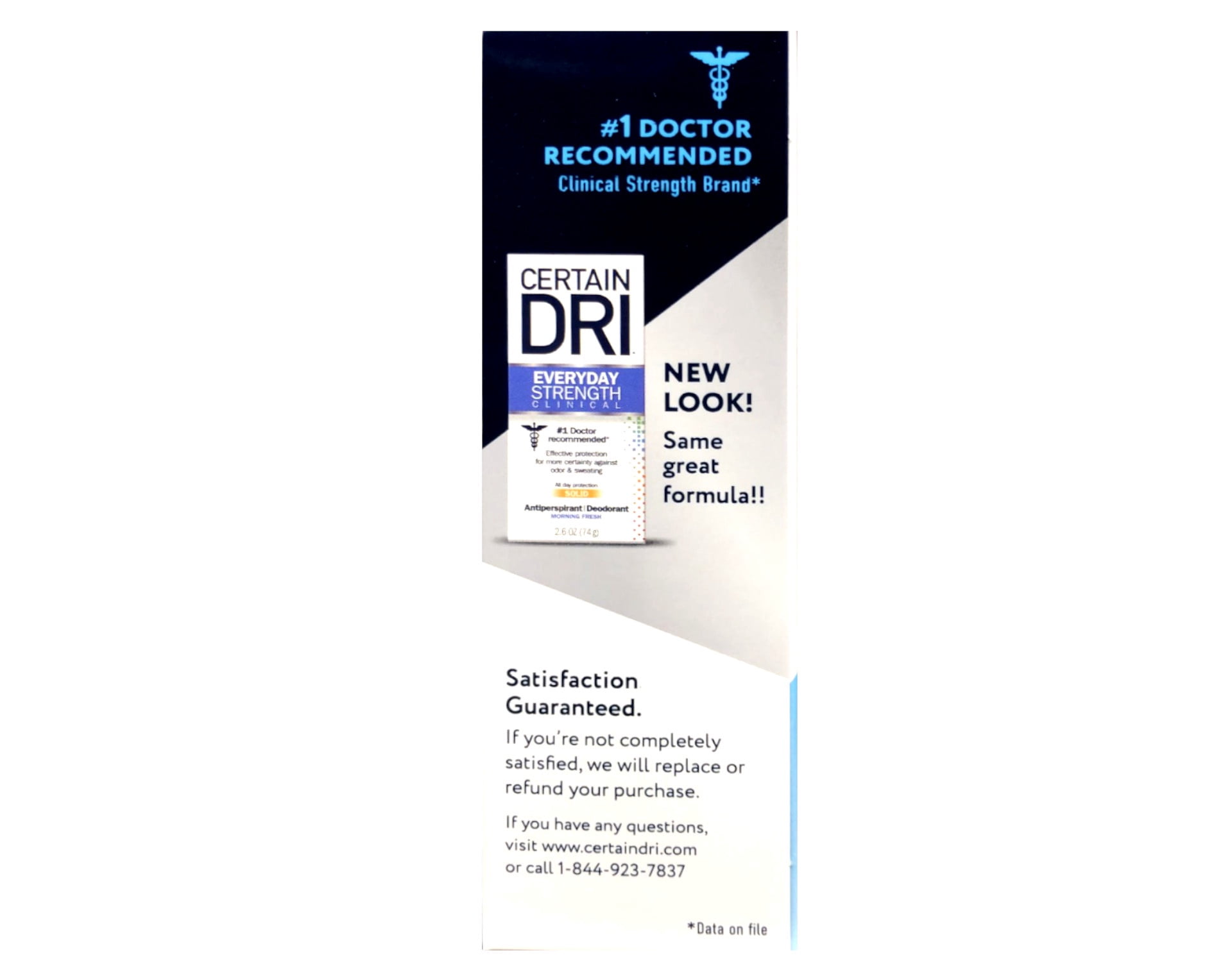 Certain Dri Everyday Strength Clinical Antiperspirant Solid Deodorant, Hyperhidrosis Treatment for Men & Women, Morning Fresh, 2.6oz, 3 Pack
