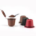 thumbnail image 2 of 6 cucharas y cepillos de 20 ml para cápsulas de café reutilizables Nespresso Afortunado Sencillez, 2 of 5