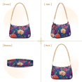 thumbnail image 7 of FORMRS Womens Shoulder Bag with Chain Strap Clutch Purse Cute Tote Handbag, Blooming Flowers Pattern, 7 of 7