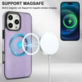 thumbnail image 5 of For iPhone XR Wallet Case Compatible with Magsafe Magnetic 2 in 1 Detachable Card Holder,Women Men,PU Leather RFID Blocking Back Flip Kickstand Credit Slots Shockproof Cover,Purple, 5 of 9