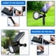 thumbnail image 5 of Kev Focos Solares De 800 Lúmenes Para Exteriores, 18 Luces Led De Inundación Solares Con 2 Modos Y Foco Solar Ajustable E Impermeable Ipx65 Para Entrada/Patio, Paisaje/Árbol/Garaje (Blanco Frío, 2 Uni, 5 of 6