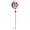 A001- Red, variant on Solar Outdoor Light Metal Yard Art Outdoor Moon Decor Yard Wind Spinner Outdoor Blue Green Windmill Lawn Decorations Outdoor 1 Pc