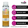 thumbnail image 3 of Tulip Color Shot Instant Fabric Spray Paint, 3 oz Gold Shimmer, Quick Dry and Permanent, 3 of 9