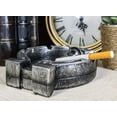 thumbnail image 5 of Rustic Western Wild West Smoke Lucky Horseshoe Horse Cowboy Hat Ashtray Figurine, 5 of 7