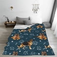 thumbnail image 5 of Zufioo German Shepherd Dog Fleece Blanket Queen Size,Plush Bed Blanket,Ultra Soft Throw Blanket,Plush Fuzzy Cozy Blanket Perfect for Bed,Couch-60"x50", 5 of 7